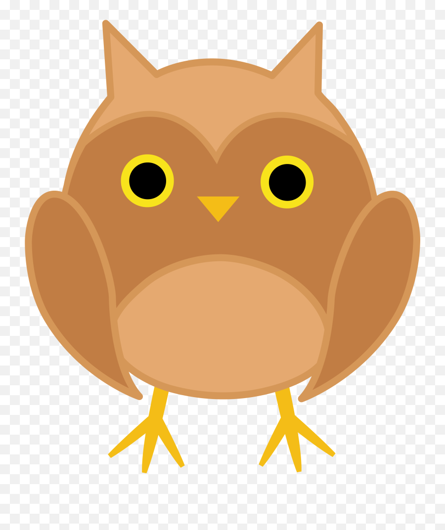 Download Free Owl Hostted Clipart - Clip Art Brown Owl Png,Owl Clipart Png