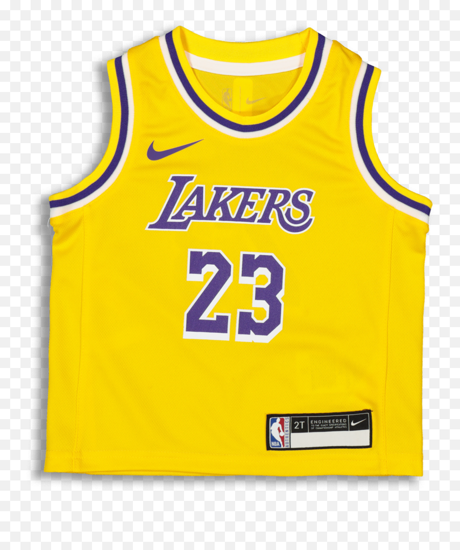 Nike Toddler Los Angeles Lakers Lebron James 23 Replica Jersey Icon Edition Yellow - Toddler Lakers Jersey Png,Lebron James Png