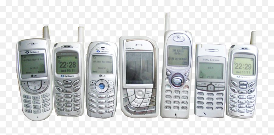 Mobile Phones - Second Generation Of Mobile Png,Mobile Phone Png