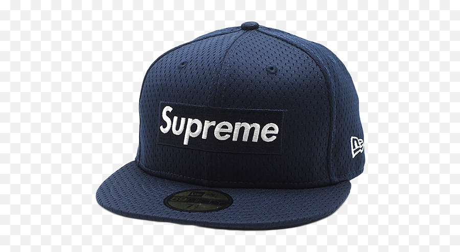 Supreme New Era Mesh Box Logo Cap Navy Png Hat