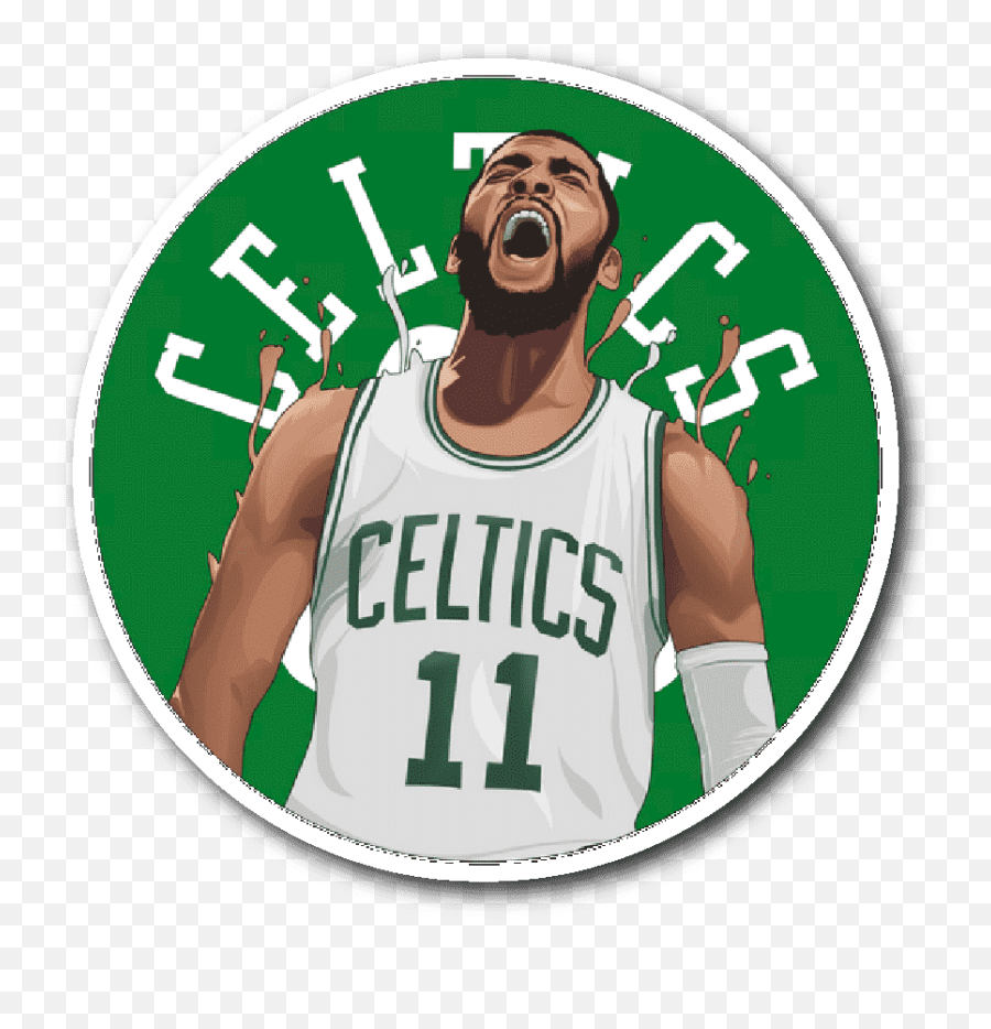 Boston Celtics Logo Png - Boston Celtics Kyrie Irving Logo,Kyrie Irving Png  - free transparent png images - pngaaa.com