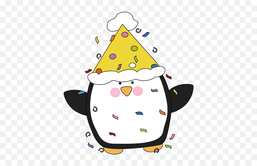 Download Birthday Hat Clipart Party Clip Art - Party Penguin Clipart Png,Birthday Hat Clipart Transparent Background