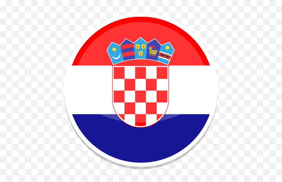 Croatia Icon Myiconfinder - Croatia Flag Circle Png,Ghana Flag Png