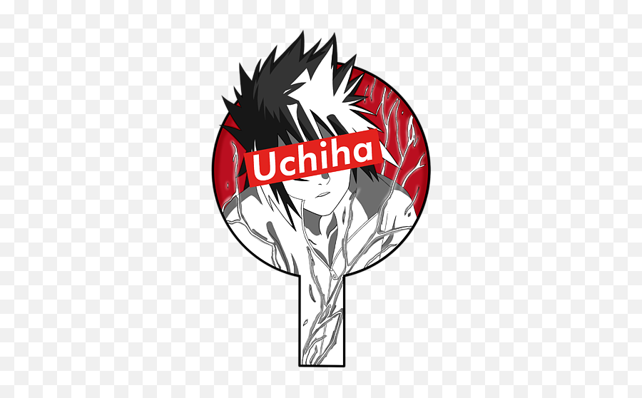 Uchiha Sasuke Throw Pillow For Sale - Sasuke Uchiha Png,Uchiha Logo