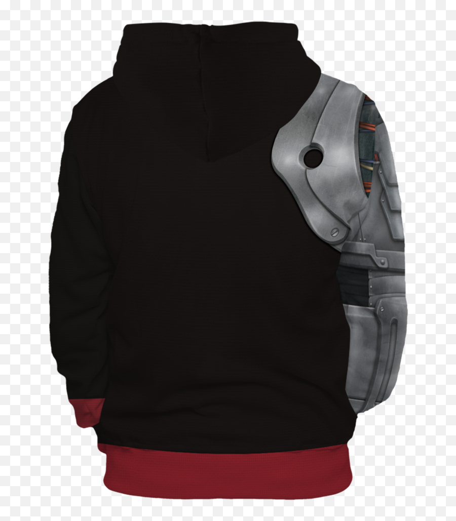 Edward Elric Unisex Zipped Hoodie - Hooded Png,Edward Elric Transparent