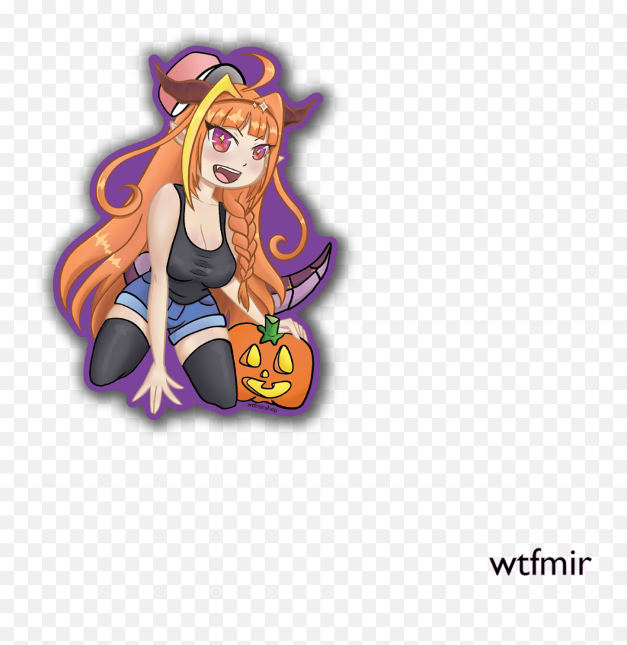 Hololive X Dragon Maid Stickers - Coco Kiryu Dragon Maid Png,Kanna Kamui Transparent