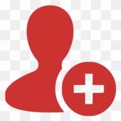 Persian Red Add User 2 Icon - Free persian icons Flat Add User Icon Png