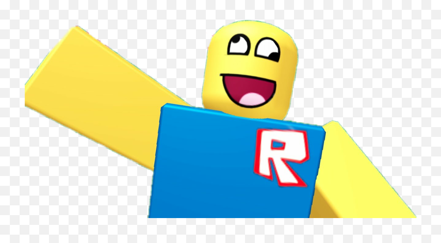 Cheerful Cute Noob Face - Roblox