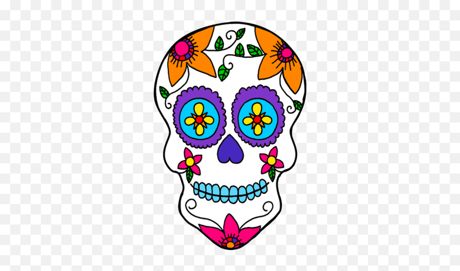 Day Of The Dead Clipart Female Skull - Sugar Skull Mask Day Of The Dead Clipart Png,Skull Mask Png