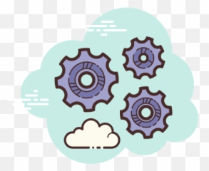 Pin - Service Icon Color Png,Gears Icon Png