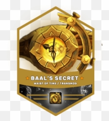 Gold Streamers - Wow Bfa Waist Of Time Transparent Png Solid