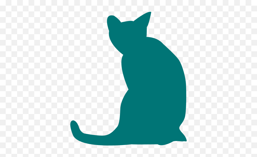 Tabby Cat Silhouette - Tabby Cat Silhouette Png,Cat Silhouette Transparent