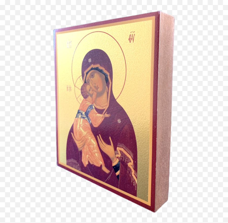 Theotokos The Unfading Flower - Halcones Uv Png,Greek Virgin Mary Icon