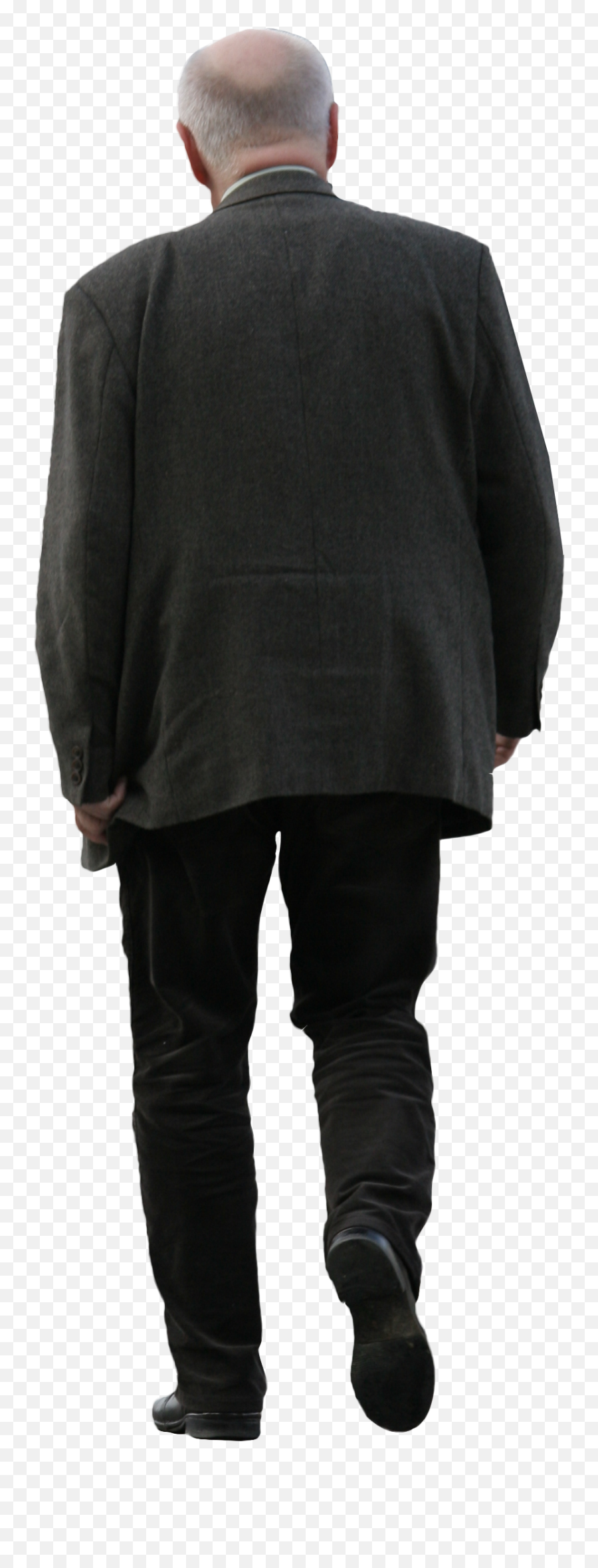 Walking Old Man - 2d Cutout People Png,Old Man Png