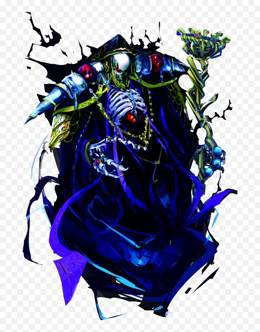 Ainz Ooal Gown - Momonga Overlord Light Novel Png,Icon Overlord Long Gloves