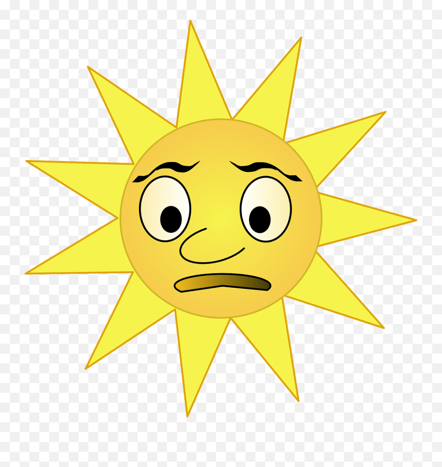 Sun Rays Grumpy - Free Vector Graphic On Pixabay Blue Yellow Flag With Sun Png,Sun Beam Png