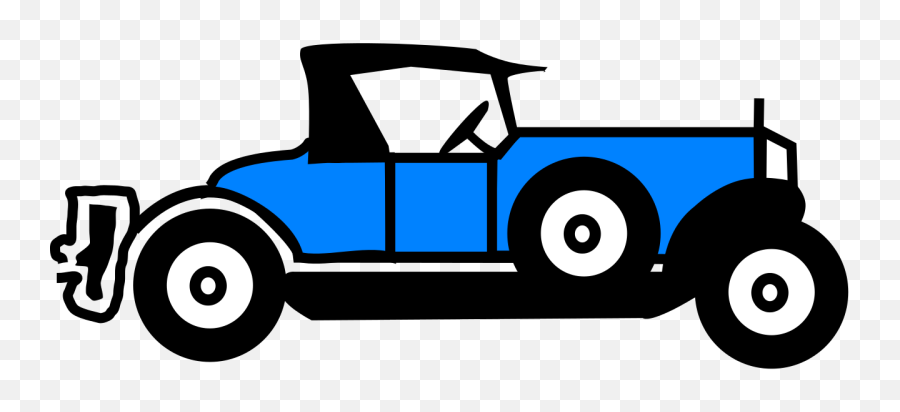 Blue Old Car - Old Car Png,Blue Car Png