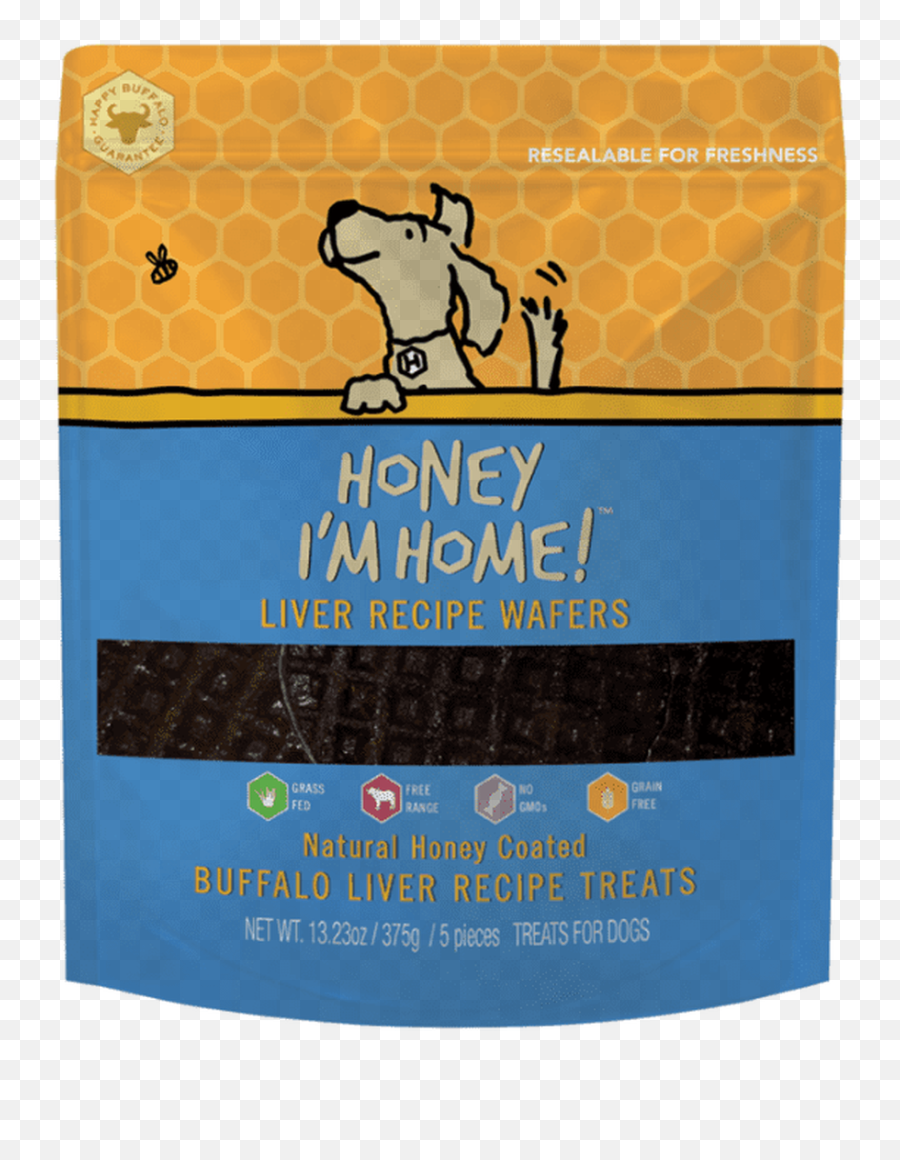 Natural Honey Coated Buffalo Treats Liver Recipe Wafers Bulk - Dog Png,Buffalo Icon Apparel