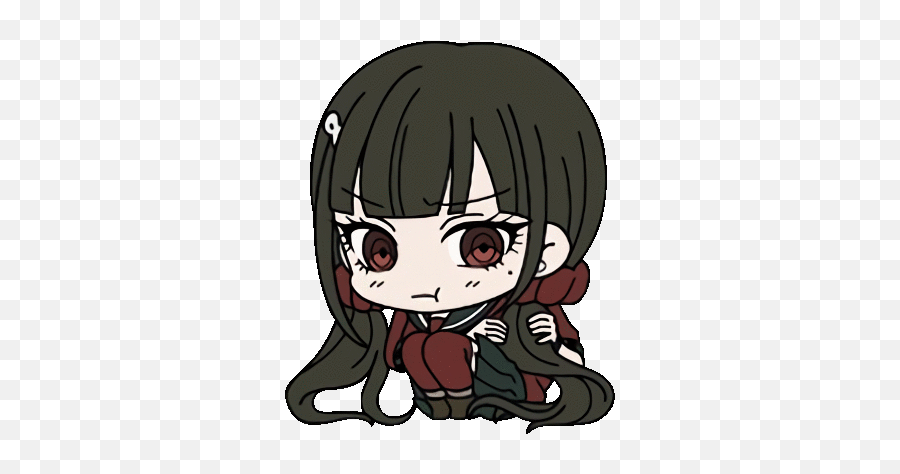 Maki Harukawa Gif - Danganronpa V3 Maki Face Png,Maki Icon