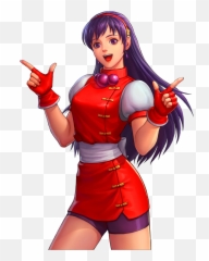 Athena Asamiya The King Of Fighters Over Peach Daisy Or - Cosplay Kof png