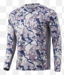 Huk Icon X Current Camo Long Sleeve - png