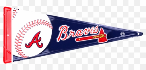 Atlanta Braves Pennant Transparent Png - Atlanta Braves Pennant,Pennant Png
