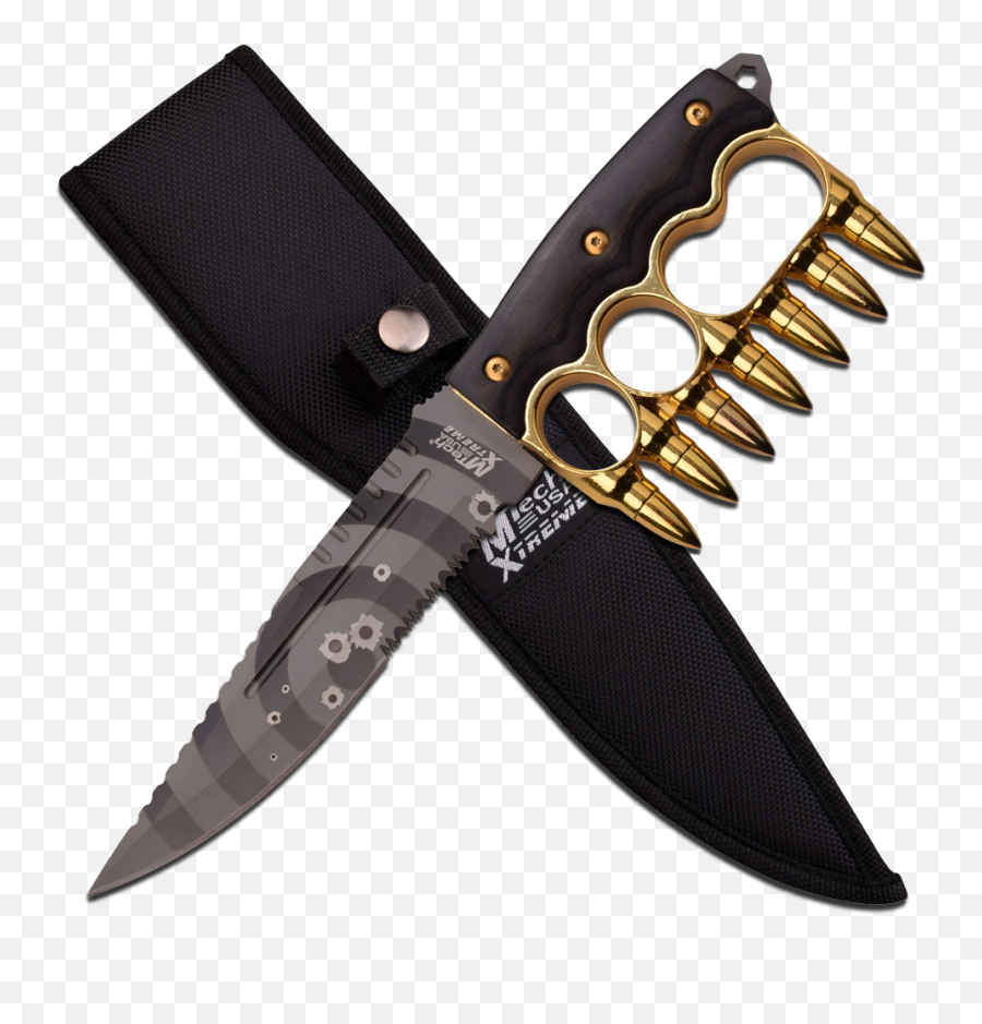 Brass Bullet Knuckle Xtreme Knife Elite Op Knives - Solid Png,Brass Knuckles Icon