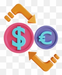 Money Exchange Icon - Download in Colored Outline Style Language png