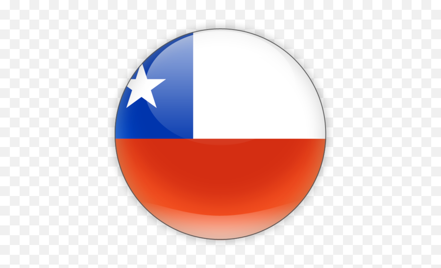 Round Icon Illustration Of Flag Chile - Chile Png Flag,Round Www Icon