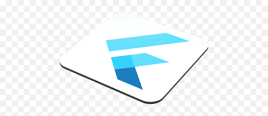 Flutter Icon Coaster - Just Stickers Language Png,Flutter Icon