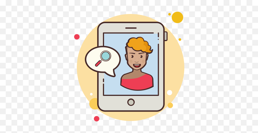 Ipad Magnifying Glass Icon In Circle Bubbles Style - Device Doctors Online Repair Png,Magifying Glass Icon