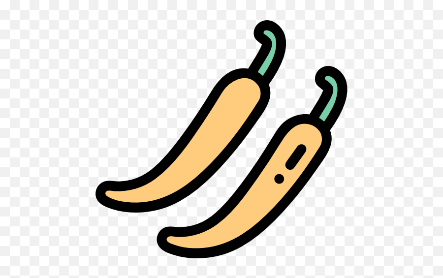 Yellow Chili Pepper - Free Food Icons Chili Pepper Png,Chili Pepper Icon