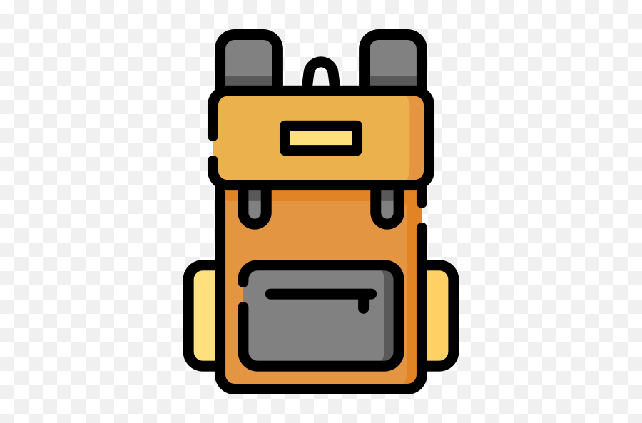 Backpack - Free Travel Icons Icon Dumbbell Transparent Png,Backpack Icon Free