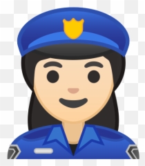 U200d Woman Police Officer Light Skin Tone Emoji - Policier png