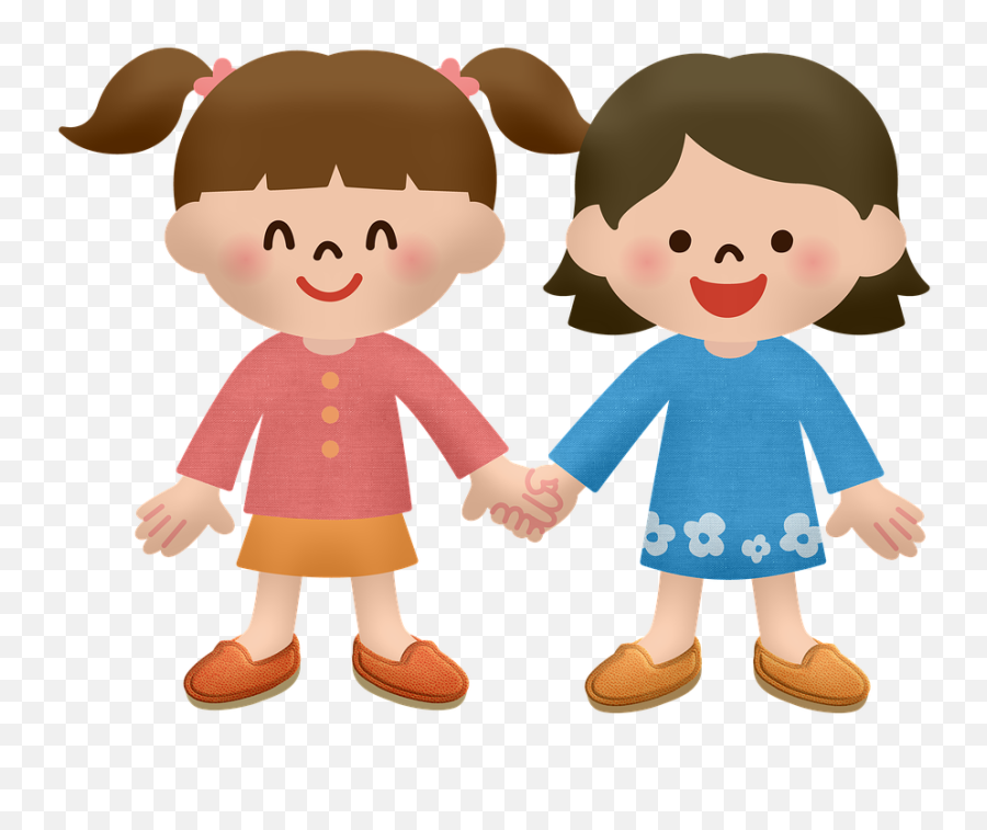 Children Girls Friends - Free Image On Pixabay Png,Friends And Family Icon