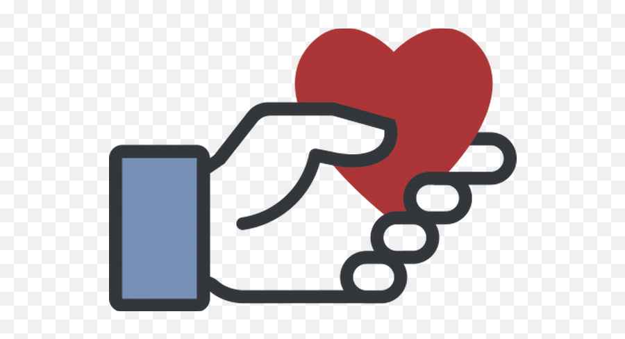 More Ways To Donate - Facebook Hand Holding Heart Png,Facebook Heart Png