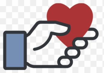 More Ways To Donate - Facebook Hand Holding Heart Png,Facebook Heart Png