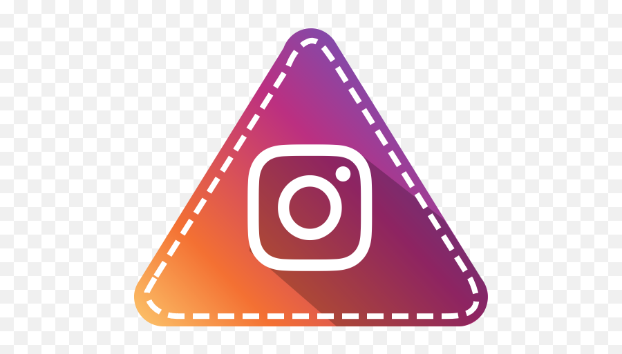 Triangle App Social Colorful Instagram Hexagon Insta Icon - Instagram Triangle Png,Insta Icon Png