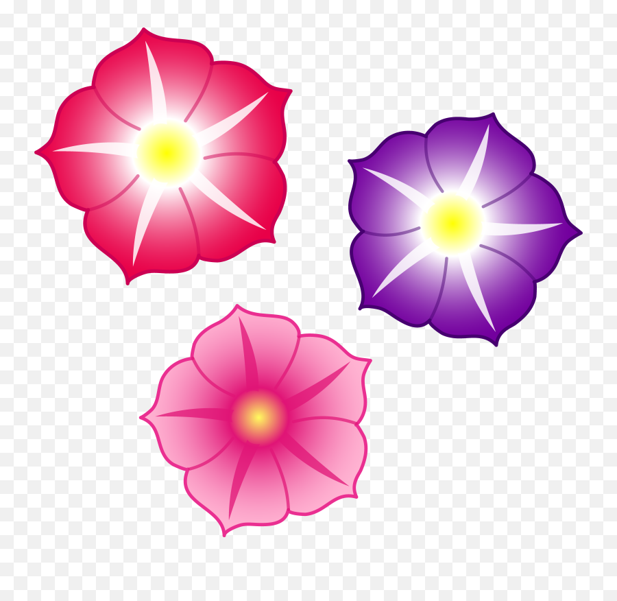 Colorful Flowers Png File Flower Cartoon