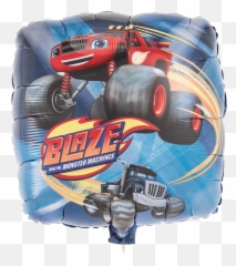 Blaze Helium Filled Balloon - Blaze And The Monster Machines Balloons Png,Blaze And The Monster Machines Png
