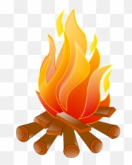 Campfire Png Transparent Background - Clipart Bonfire