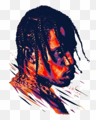 Travis Scott Beach Towel For Sale - Travis Scott Drawing Head Png,Travis Scott Png