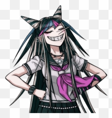 Clown Hair - Ibuki Mioda Sprites Hd Png Download Original Danganronpa Ibuki Sprites,Clown Hair Png