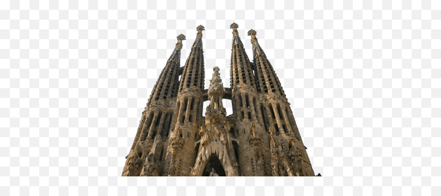 Download - Sagrada Familia Expiatory Temple Of The Holy Familia Church In Spain Png,Holy Png