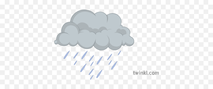 Rain Cloud Illustration - Twinkl Illustration Png,Rain Cloud Png