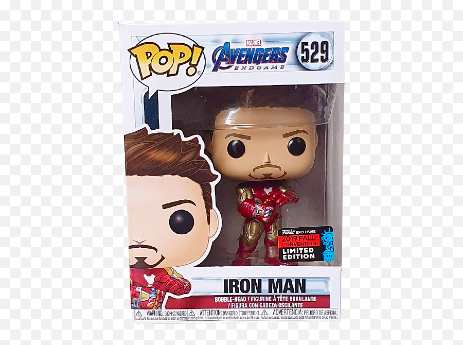 Avengers Endgame - Iron Man With Nano Gauntlet Nycc 2019 Exclusive Pop Vinyl Figure Iron Man Pop Limited Edition Png,Avengers Endgame Png