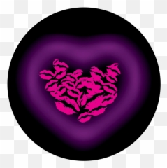 Download Heart And Kisses - Apollo Design Csds8049 Heart Circle Png,Kisses Png