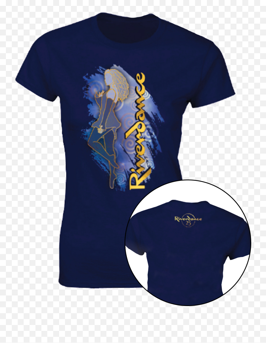 Riverdance 25th Anniversary Ladies T - Shirt Riverdance Riverdance T Shirts Png,25th Anniversary Logo