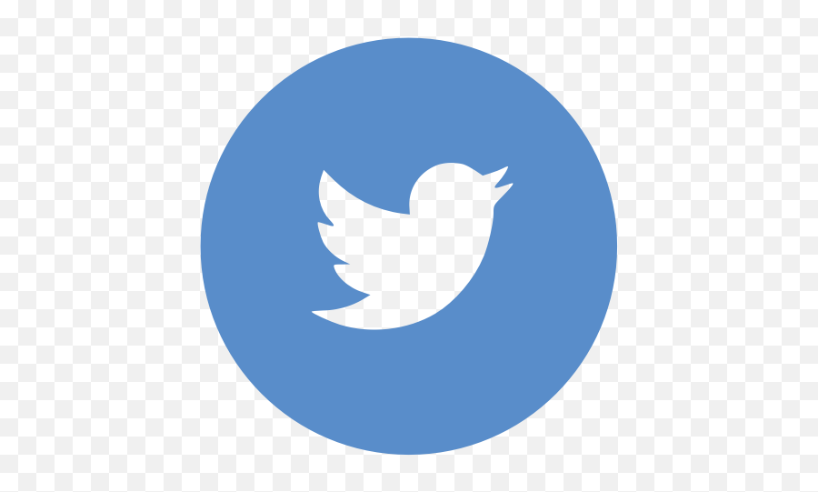 Circle Twitter Icon - Twitter Logo In Circle Png,Twitter Bird Transparent