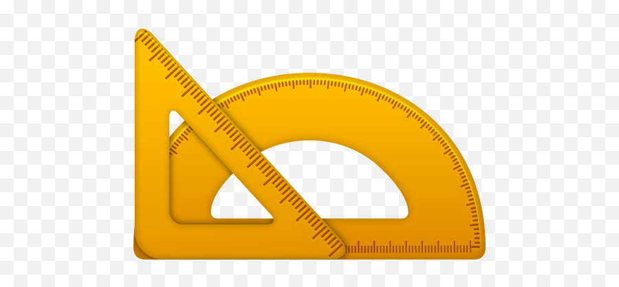 Triangle Ruler And Protractor Png Image